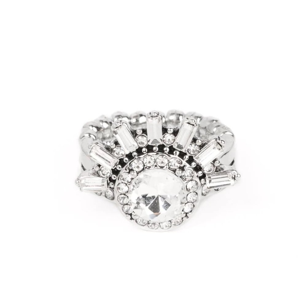 Paparazzi Ravishing Radiance White Ring